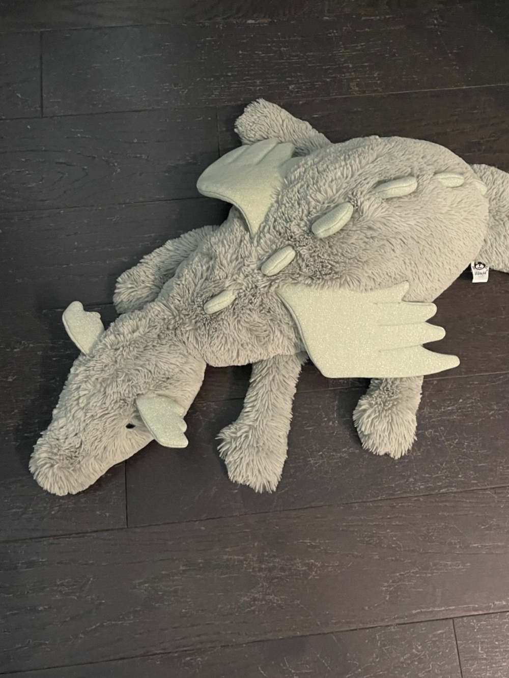 RARE Authentic Jellycat Sage Dragon Huge Retired Plush Soft Fantasy Collectible